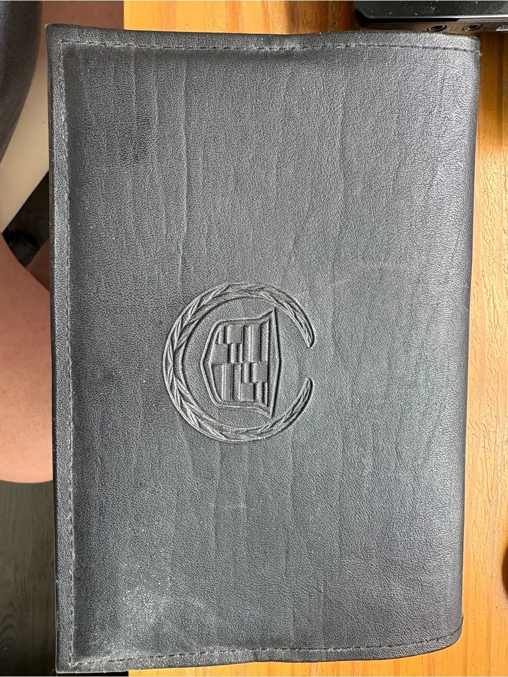 Cadillac 2005 CTS Embossed Leather Document Folio with Cadillac owners Manuals